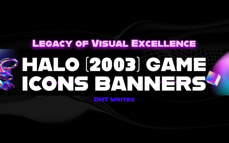 Halo (2003) Game Icons Banners In text with effect