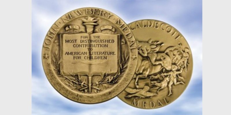 Newbery Medal front and back